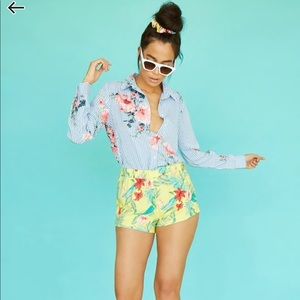 Tropical Hawaiian Shorts